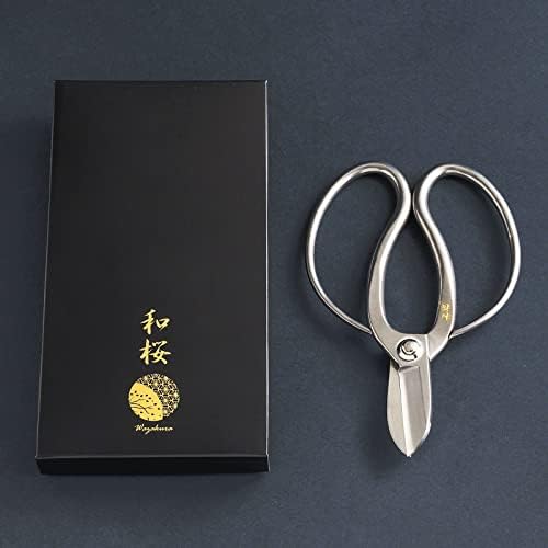 Wazakura Произведено в Япония Ножици Yasugi Koryu от неръждаема Стомана 6,5 инча (165 мм) Професионален Инструмент за вземане на Икебаны за цветя, Японски Ножици за оформяне на цветя Kado Hasami - Yasugi Koryu От неръждаема