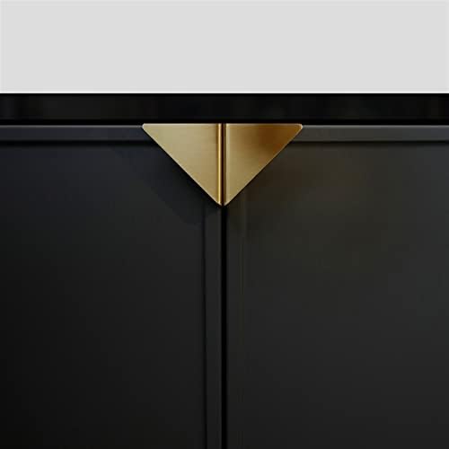 Шкаф AHAFEI Със скрита дръжка Прибиращ Мебелен кутия Златисто-черни дръжки 1 бр. (Цвят: C-2998-R-1бр)