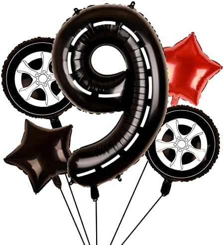 Балони за състезателни автомобили, Балони и за колелата, Балони за 4-ти Рожден ден, Декорация за момчета, Фолио, Майлар, Тематични Състезателни автомобили, Аксесоари за Партита, Monstor Truck Транспорта, Подаръци за
