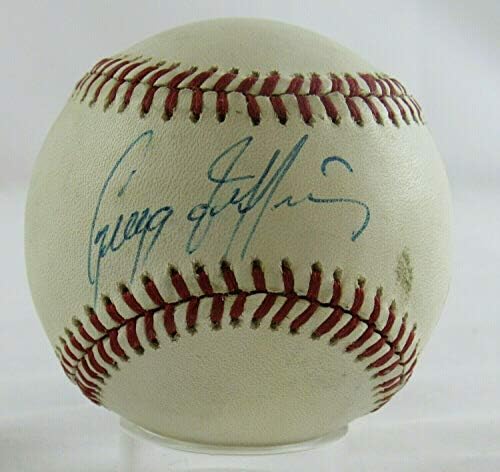 Грег Джефрис Подписа Автограф Rawlings Baseball B122 - Бейзболни Топки с Автографи