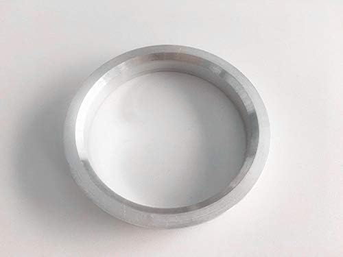 NB-AERO 4 бр. Сребристи Алуминиеви пръстени от 73 мм (колелце) до 70,1 мм (Ступица) | Централно пръстен Hubcentric от 70,1 мм до 73 мм