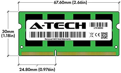 A-Tech 8 GB оперативна памет, за да Synology DiskStation DS1817 + NAS | DDR3/DDR3L 1600 Mhz PC3L-12800 sodimm памет 2Rx8 1.35 V 204-Пинов Не-ECC SO-DIMM Надграждане на паметта