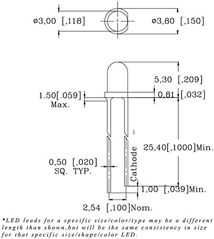 Светодиоди фара 3 мм с кръгли, езда, студен Прозрачен Бял Дишащ/затухающий LED - Супер ярък (опаковка от 10 броя)