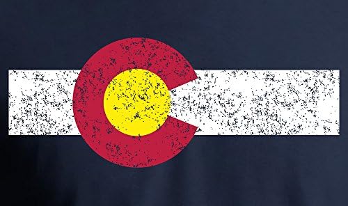Тениска с Флага на щата Колорадо - Планинска гордост в Ретро Стил