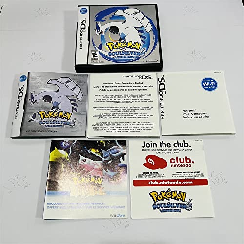 При вторична запечатана опаковка СА модули и ръководство Pokemon Soulsilver (без Pokéwalker)