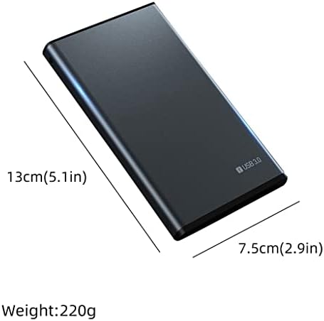 LLAMN 2,5 HDD Мобилен твърд диск USB3.0 Дълъг Мобилен твърд диск, 500 GB 1 TB И 2 TB За съхранение на Данни Преносим Външен твърд диск за лаптоп (Цвят: D, размер: 500 GB)