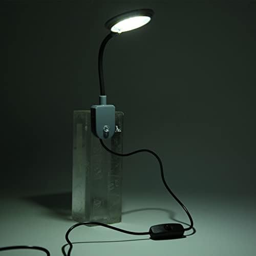HEEPDD led лампа за аквариум, лампа за аквариум с клипс, лампа за малки рибки, за отглеждане в солена вода