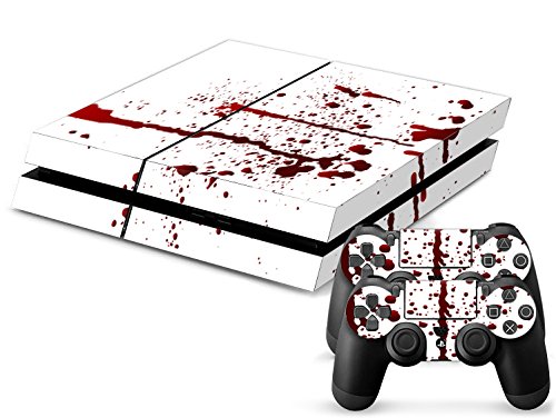 Етикети за кожа с Надпис Golden Blood Decal за конзолата PlayStation4 PS4 + Контролери По-Силна Лепкавост