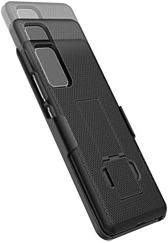 Калъф-клипса за колан Galaxy S20 в джоба (DuraClip 2020 г.), тънък калъф с кобур (Samsung S20 6.2), черен