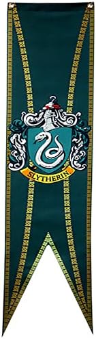SHAPOKY Официален Банер на Хари Потър Флаг Слизеринского Дома 150X30 см