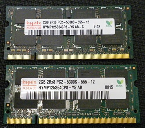 Паметта на лаптоп с 4 GB 2X2 GB 2Rx8 без ECC DDR2 PC2-5300S MT16HTF25664HY-667E1