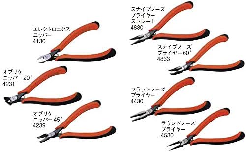 Вълни Диагонал Нож Bahco 4131 Supreme Series, Черен / Оранжев, 120 мм
