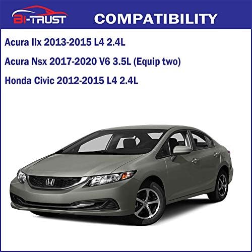 Въздушен филтър на двигателя Bi-Trust CA11121, Замяна за Honda Civic L4 2.4 L 2012-2015 Acura ILX L4 2.4 L 2013-2015, 17220-RX0-A00