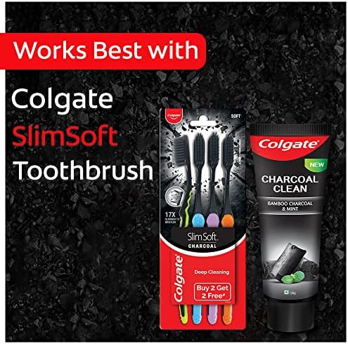 Паста за зъби Colgate скара на дървени Clean с бамбуковым въглища и мента - 120 г