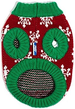 Пуловери за Грозните Коледни Кученца Silver Paw PEPW3020, Малки, Жълти