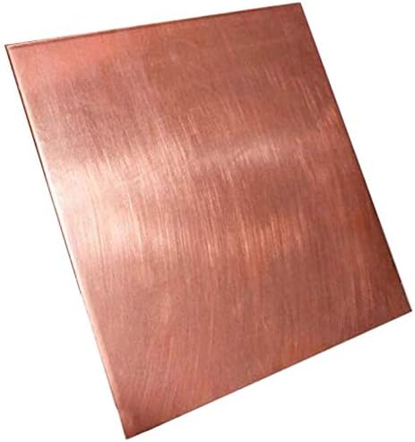 NIANXINN 99,9% Чиста мед лист Материал на металната плоча 100x150 мм Чист Меден лист (Размера, Дебелина: 5 мм)