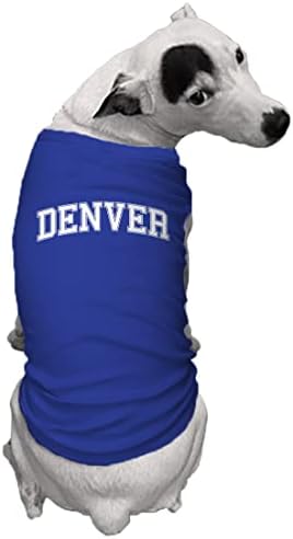 Спортна тениска за кучета Денверского държавен университет (Царски син, X-Small)
