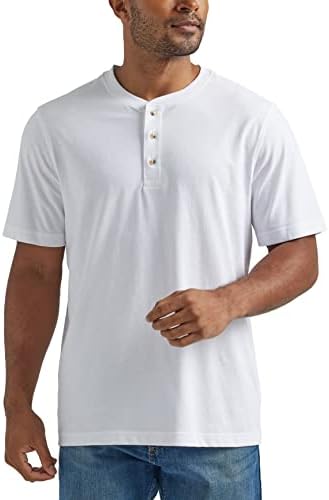 Мъжки t-shirt Хенли Wrangler Authentics с къс ръкав
