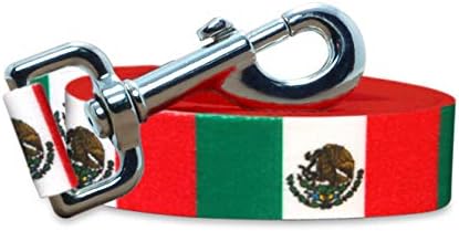 Мексико Каишка За Кучета с Мексиканския Флаг 4 Фута Много Малък
