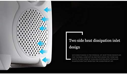 ISOBU LILIANG - Миниатюрен Портативен Вентилатор на климатика, Въздушен охладител с Двойно предназначение, Мини-вентилатор за охлаждане на климатика е с осушителем за офис, Спалня-Бяла/LQBZDEFS-118 BMZDLFJ-1 (Бял цвят)