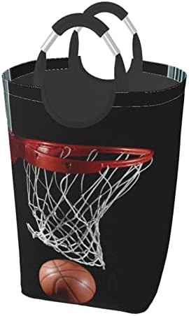 Баскетболен Пакет за мръсни дрехи, Сгъваема, С дръжка, Подходящ За домашно съхранение в гардероба, в банята