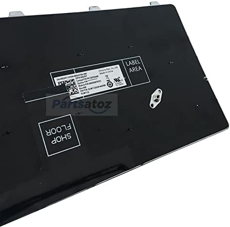 Partsatoz Замяна клавиатура за лаптоп САЩ с рамка за Dell Chromebook 11 3100 2-in-1 5190 2- in-1 H06WJ 0H06WJ (Бутон за заключване)